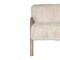 Homeroots 30" Off White and Natural Faux Fur And Wood Arm Chair 635752 - alternate 7