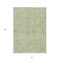 Homeroots 3' X 5' Artichoke Green And Ivory Abstract Washable Indoor Outdoor Area Rug 598938 - alternate 6