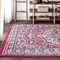 Jonathan Y Bohemian FLAIR Boho Vintage Medallion Pink/Ivory 3 ft. x 5 ft. Area Rug BMF102B-3 - alternate 5