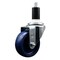 Service Caster 3.5'' SS Solid Poly Wheel Swivel 1-3/8'' Expanding Stem Caster SCC-SSEX20S3514-SPUS-138 - alternate 1