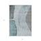 Homeroots 9' X 12' Teal Blue Aqua And Gray Abstract Washable Indoor Outdoor Area Rug 582036 - alternate 6