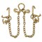 Mytee Products 5/16 in G70 V-Chain Bridle w/ RTJ Cluster Hooks 3 ft Leg 4700 # WLL Wrecker, 4PK CH5163V-RTJ-GHx4 - alternate 8