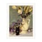 Homeroots Tulips and Lavender White Framed Print Wall Art 529974 - alternate 3