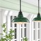 Jonathan Y Jasper 12.3 in. 1-Light Farmhouse Industrial Indoor/Outdoor Iron LED Pendant, Green JYL7611F - alternate 4