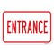 Signmission Entrance, Heavy-Gauge Aluminum Rust Proof Parking Sign, 18" x 24", A-1824-25206 A-1824-25206 - alternate 2