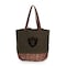 Picnic Time Family Of Brands NFL Las Vegas Raiders - Coronado Canvas and Willow Basket Tote 203-00-140-234-2 - alternate 2