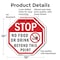 Signmission Stop No Food or Drink Beyond This P, 10 inch X 10 inch, Aluminum Metal Signs, 2PK OC-A-2PACK-10-81 - alternate 4