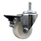 Service Caster 3 Nylon Wheel Swivel 7/16'' Grip Ring Stem Caster with Brake SCC-GR20S314-NYS-PLB-716138 - alternate 1