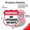 Signmission Pool Safety Shield Sign Warning No Lifeg, 4 inch X 4 inch, Vinyl Decal, 5PK SHI-D-5PACK-4-431 - alternate 5