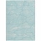 Homeroots 5' X 8' Aqua And Ivory Abstract Washable Indoor Outdoor Area Rug 601021 - alternate 8