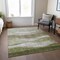 Homeroots 3' X 5' Green And Beige Abstract Washable Indoor Outdoor Area Rug 604971 - alternate 9