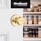 Kwikset Tylo Polished Brass Dummy Knob Right or Left Handed 94880-363 - alternate 6