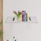 Fab Glass And Mirror Acrylic Shelf 6 x 16.5inces Brushed Nickel Bracket 3/4in Thickness Acrylic Pack of 2 AS19SC-6x16BN2P - alternate 6
