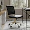 Martha Stewart Ivy Upholstered Office Chair in Black/Polished Brass CH-220921-1-BK-GLD-MS - alternate 5