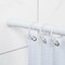 Zenith Zenna Home Straight 34-1/2'' To 60'' Adjustable Tension Shower Rod in White 608W - alternate 3