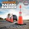 Xpose Safety Slim Line Traffic Safety Cone, 28 in, 6 in & 4 in Reflective Collar, DOT Approved, Orange, 48 pk OTC28SL-64-48-X - alternate 6