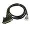 Compucableplususa 5FT DB25 Female to Bare Wire RS232 Serial Pigtail Cable - 28AWG Shielded Open End PVC DBC-25FW-05 - alternate 1