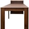 Homeroots 98" Brown Wood Self-Storing Leaf Extendable Dining Table With Storage 694687 - alternate 5