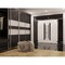 Vdomdoors Front Exterior Prehung Aluminum Door, Dekton 0163 Ardesia Nero, W96" x H94", Right hand Inswing DEKTON0163DEXD-ARD-W12+72+12xH80+14-RH-I - alternate 6