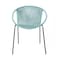 Homeroots Set of Two 25" Green Metal Outdoor Dining Chair, 2PK 490260 - alternate 4