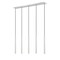 Z-Lite Forest 5 Light Linear Chandelier, Brushed Nickel, 42 In W 919MP24-5L-BN-LED - alternate 3