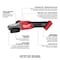 Milwaukee Tool M18 FUEL 5 in. Flathead Braking Grinder with Lock-On Slide Switch (Tool Only) 2887-20 - alternate 6