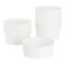 Karat Food Bucket, 32 oz, 6.5in. Dia x 2.4in.h, White, Paper, 360PK FP-PSB32 - alternate 1
