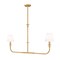 Z-Lite Tova Rubbed Brass 2 Light Linear Chandelier 3049-42L-RB - alternate 1