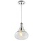 Jonathan Y Ferano 9" Adjustable Metal/Glass LED Pendant, Chrome JYL3519A - alternate 8