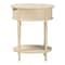 Bali & Pari Liba End Table with Scalloped Detailing and Open Shelf Storage 271-14795-ZORO - alternate 4