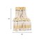 Homeroots 50" X 60" Yellow and Ivory Woven Cotton Striped Throw Blanket with Tassels 478663 - alternate 4