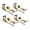 Mytee Products 2in CHAIN RATCHET STRAPS w RTJ TIE DOWN ROLL BACK TOW TRUCK CAR HAULER, 4PK RSRTJ28CEx4 - alternate 4
