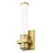Z-Lite Idris 1 Light Wall Sconce, Modern Gold/Opal White, 5 In W 1019-1S-MGLD-LED - alternate 5