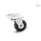 Elesa 452001 Castors for general use Vulcanised rubber coating plate bracket without brake 452001 - alternate 1