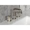 Kingston Brass Widespread Bathroom Faucet with Push Pop-Up Drain, Polished Nickel KS1416RNX - alternate 5