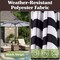 Pure Garden Striped Patio Umbrella, 9 Ft Sun Shade, Push Button Tilt for Outdoor Furniture, Deck or Backyard 50-LG1273 - alternate 15