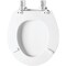 Bemis Mayfair Kendall Round Closed Front WhisperClose White Enameled Wood Toilet Seat 47SLOW 000 - alternate 3
