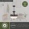 Vaxcel Acadia 6-Light Rustic Wildlife Chandelier, Bronze, LED Night Light, Forest Motif, 23.5-In. P0474 - alternate 4
