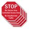 Signmission Stop Bio Secure Area Controlled Acc, 10 inch X 10 inch, Aluminum Metal Signs, 5PK OC-A-5Pack-10-247 - alternate 1