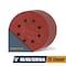 Powertec 5 in. 8 Holes Hook and Loop Sanding Disc Assortment, Aluminum Oxide, 40/60/320 Grit, 75PK 45050N - alternate 1