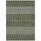 Homeroots 3' X 5' Brown Green And Olive Green Tribal Washable Indoor Outdoor Area Rug 582548 - alternate 7