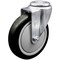 Service Caster 5 Inch SS Black Polyurethane Wheel Swivel Bolt Hole Caster SCC-SSBH20S514-PPUB-BLK - alternate 1