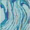Homeroots 10' X 14' Blue Pink And Green Abstract Washable Indoor Outdoor Area Rug 600227 - alternate 6