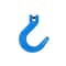 Mytee Products 5/16 inGrade100 Clevis Foundry Hook - WLL 5700 LBS Blue Clevis Hook for Towing, 4PK FH516-G100x4 - alternate 4