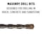 Drill America 3/4in X 10in PRO Series SDS-Plus Hammer Bit Drill Bit SDSPRO3/4X10 - alternate 8