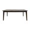 Homeroots 86" Gray and Walnut Wood Self-Storing Leaf Extendable Dining Table 716296 - alternate 6