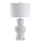 Jonathan Y Julia 28.5" Ceramic LED Table Lamp, White JYL4027A - alternate 4