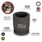Performance Tool 3/4 in. Dr. 30mm Impact Socket, 6 Pt, Black Phosphate Coated M741-30 - alternate 3