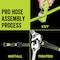 Legacy Flexzilla Pro 250 ft. L X 3/8 in. D Hybrid Polymer Air Hose 300 psi Zilla Green HFZ38250YW - alternate 3