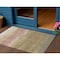 Homeroots 3' X 5' Tan And Beige Abstract Washable Indoor Outdoor Area Rug 618154 - alternate 1